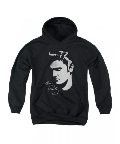 Elvis Presley Youth Hoodie | SIMPLE FACE Pull-Over Sweatshirt $14.50 Sweatshirts