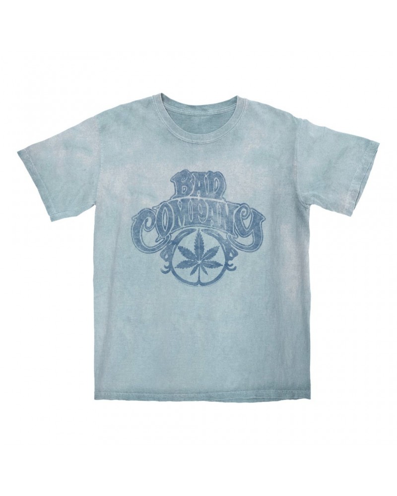 Bad Company T-shirt | Early Smoke Logo Distressed Color Blast Shirt $10.18 Shirts