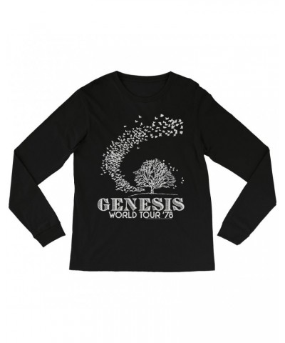 Genesis Long Sleeve Shirt | 1978 World Tour Distressed Shirt $13.18 Shirts