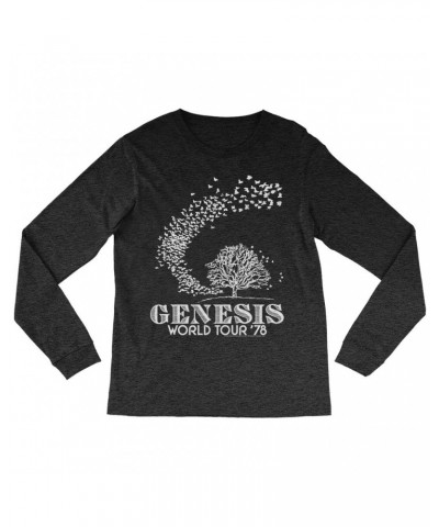 Genesis Long Sleeve Shirt | 1978 World Tour Distressed Shirt $13.18 Shirts