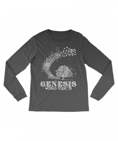 Genesis Long Sleeve Shirt | 1978 World Tour Distressed Shirt $13.18 Shirts