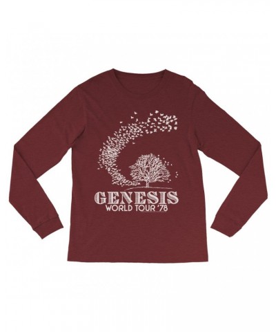 Genesis Long Sleeve Shirt | 1978 World Tour Distressed Shirt $13.18 Shirts