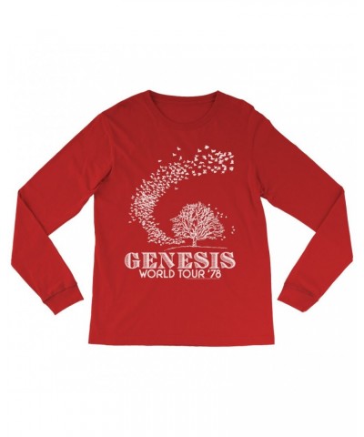 Genesis Long Sleeve Shirt | 1978 World Tour Distressed Shirt $13.18 Shirts