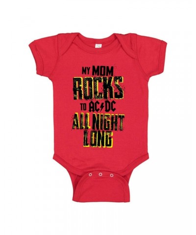 AC/DC Mom Rocks All Night Long Onesie $9.66 Kids