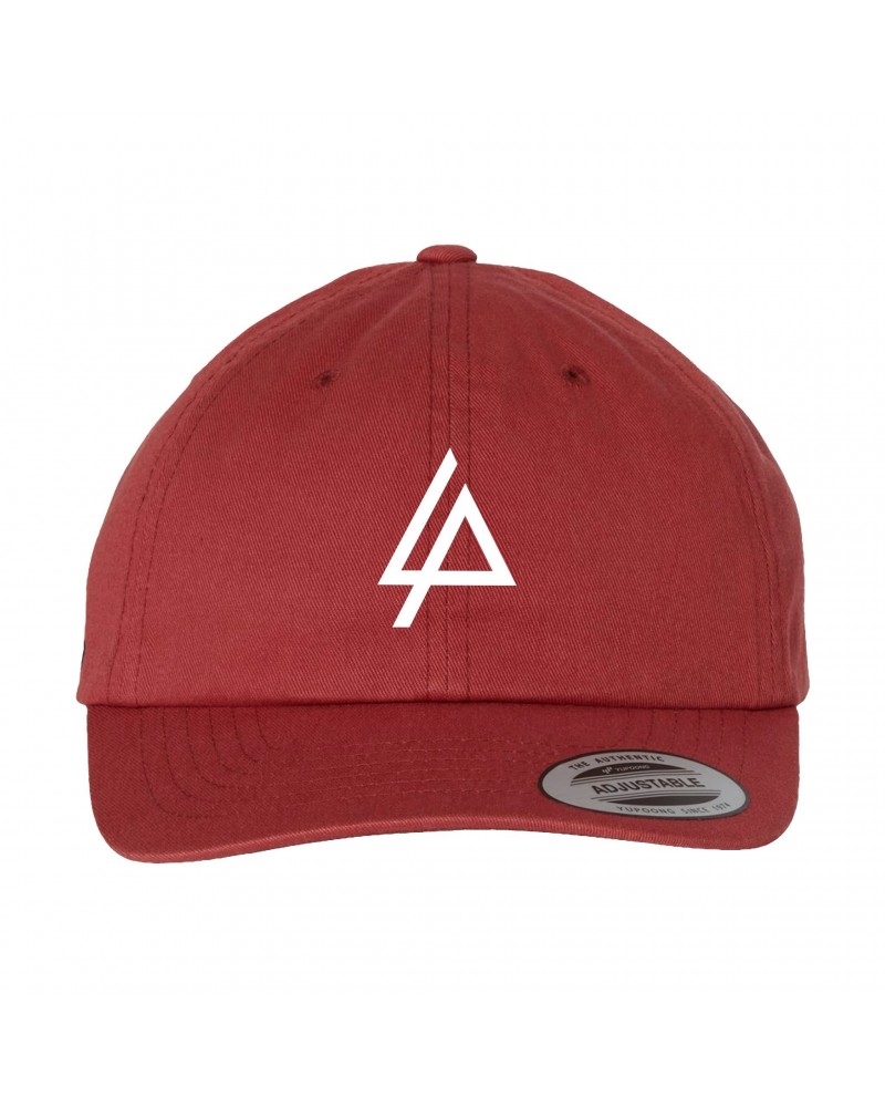 Linkin Park LP Logo Red Washed Dad Hat $11.55 Vinyl