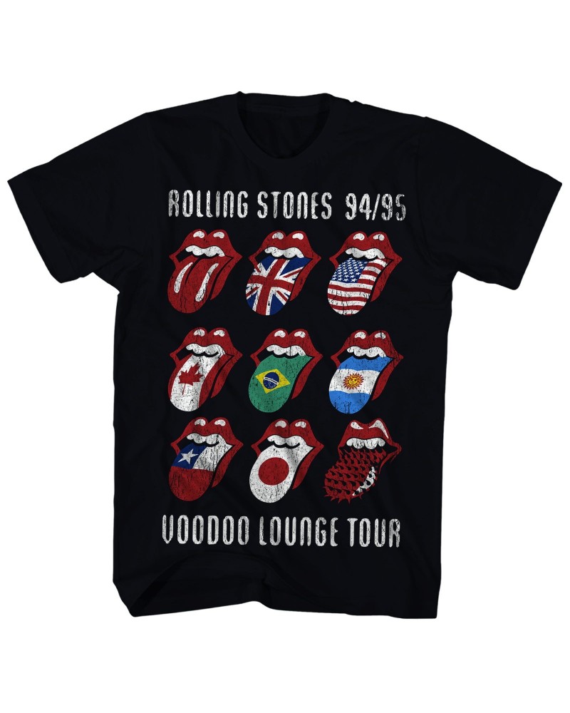 The Rolling Stones The Rolling Stone T-Shirt | Voodoo Tongues Vintage Design Shirt $9.08 Shirts