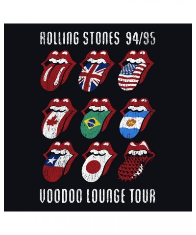 The Rolling Stones The Rolling Stone T-Shirt | Voodoo Tongues Vintage Design Shirt $9.08 Shirts