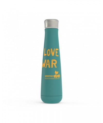 Woodstock Peristyle Water Bottle | Make Love Not War Distressed Water Bottle $7.79 Drinkware