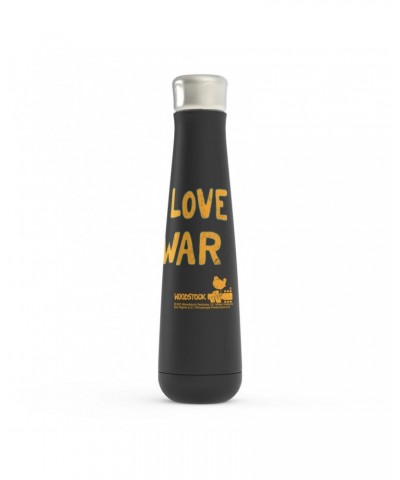 Woodstock Peristyle Water Bottle | Make Love Not War Distressed Water Bottle $7.79 Drinkware