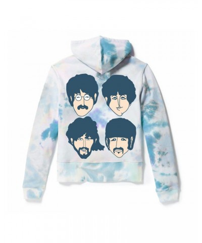 The Beatles All Together Now TieDye Zip Hoodie $40.00 Sweatshirts