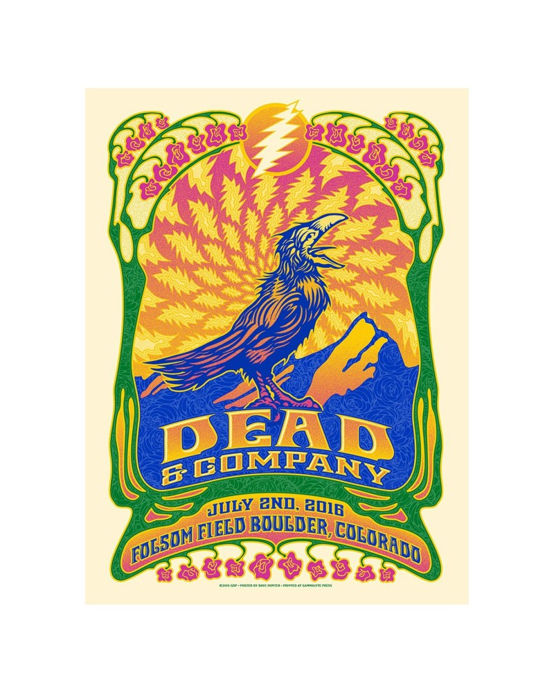 Dead & Company Boulder Colorado Night 1 Exclusive Event Poster $22.80 Decor