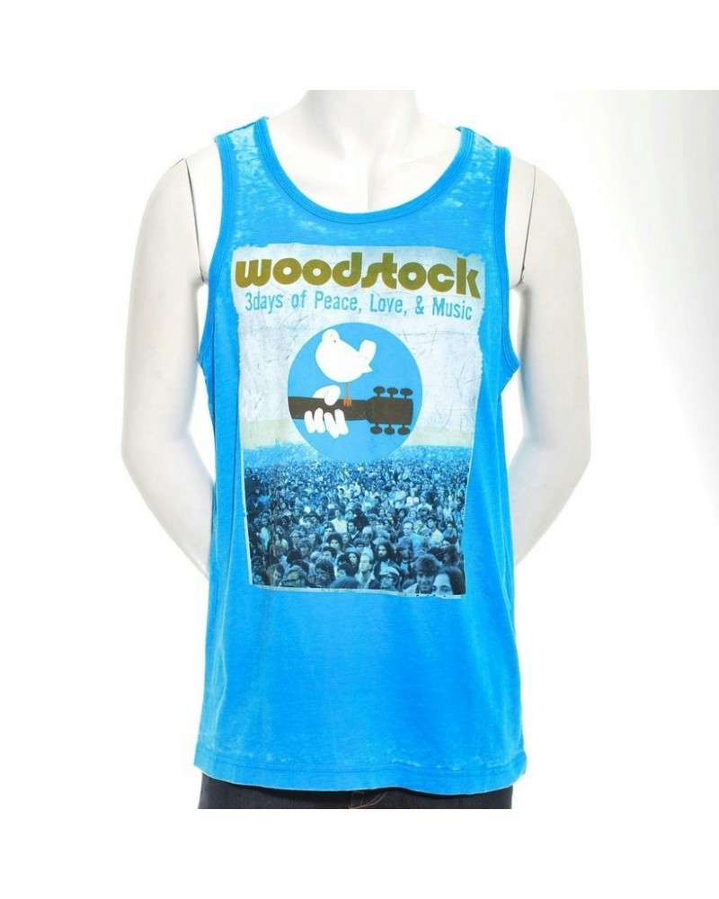 Woodstock Men's Vintage Poster Tank Top $3.78 Shirts