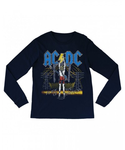 AC/DC Long Sleeve Shirt | Flick Of The Switch Electricity Shirt $12.58 Shirts