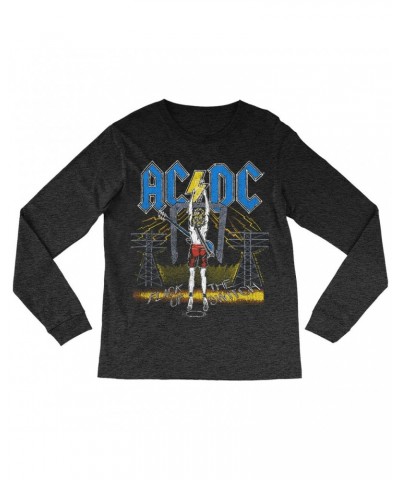 AC/DC Long Sleeve Shirt | Flick Of The Switch Electricity Shirt $12.58 Shirts