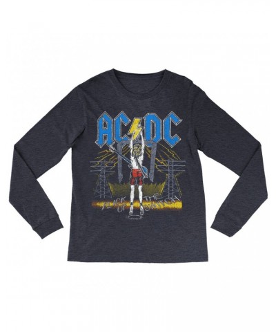 AC/DC Long Sleeve Shirt | Flick Of The Switch Electricity Shirt $12.58 Shirts