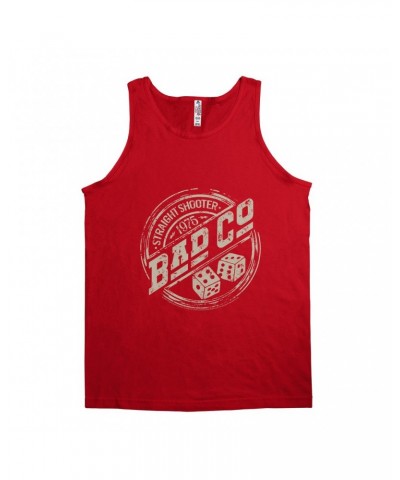 Bad Company Unisex Tank Top | Straight Shooter 1975 Distressed Shirt $10.48 Shirts