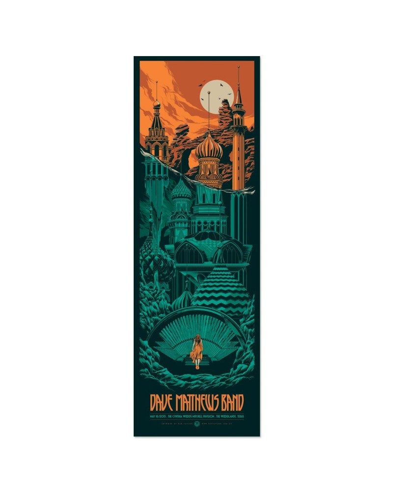 Dave Matthews Band Woodlands TX 5/16/15 Show Poster $14.00 Decor