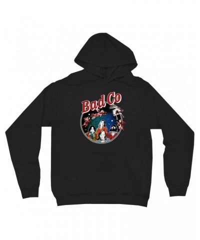 Bad Company Hoodie | Angels Distressed Image Hoodie $19.98 Sweatshirts