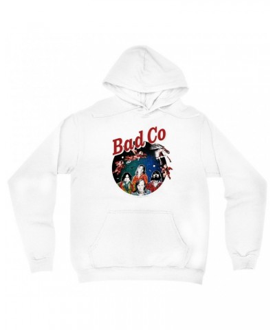 Bad Company Hoodie | Angels Distressed Image Hoodie $19.98 Sweatshirts