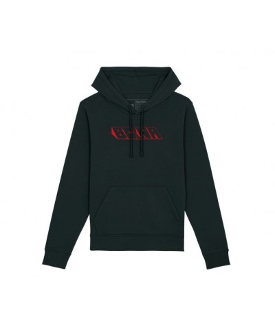 Black Country New Road Red BCNR Logo Black Hoodie $25.10 Sweatshirts