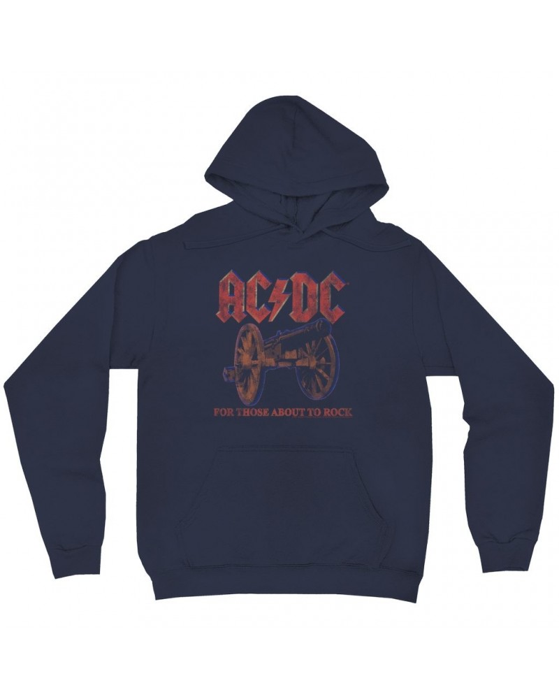 AC/DC Hoodie | For Those About To Rock Cannon Design Hoodie $12.38 Sweatshirts