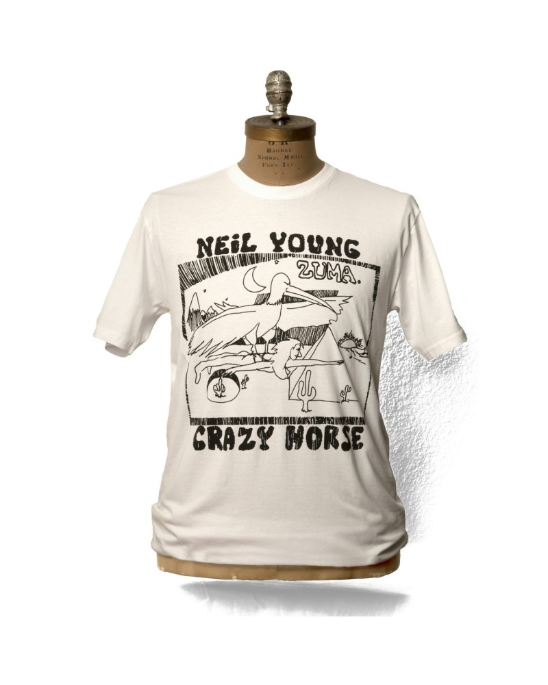 Neil Young Soft Organic Zuma Men’s White T-Shirt $13.65 Shirts