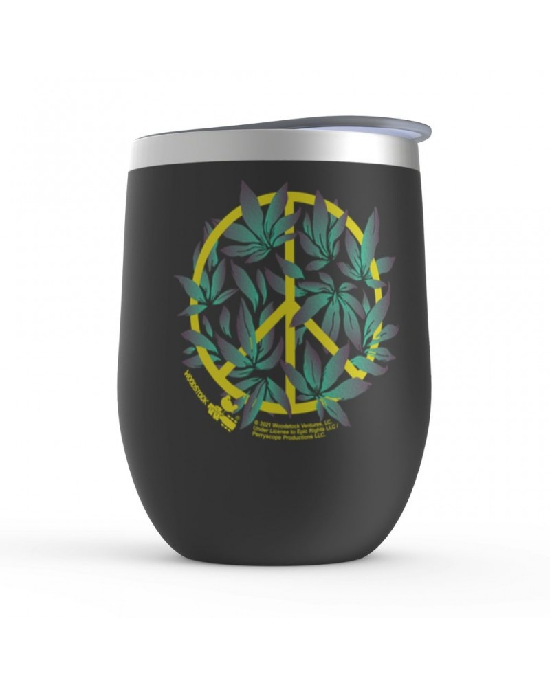 Woodstock Wine Tumbler | Peace Plant Stemless Wine Tumbler $7.57 Drinkware