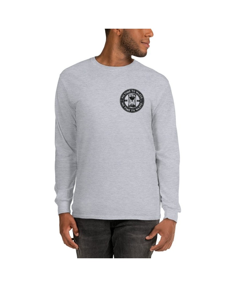 No Time To Waste N.T.T.W Logo Men’s Long Sleeve Shirt $12.89 Shirts