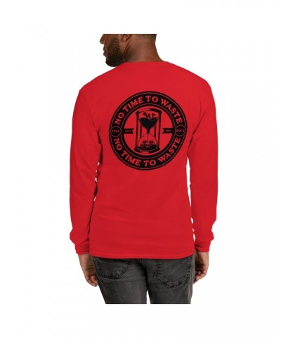 No Time To Waste N.T.T.W Logo Men’s Long Sleeve Shirt $12.89 Shirts