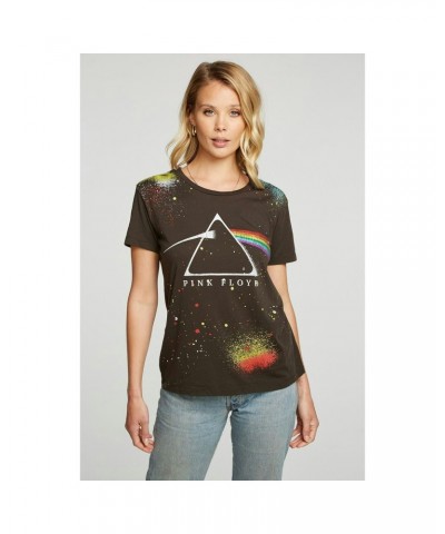 Pink Floyd Rainbow Splatter Womens Vintage Jersey T-shirt $22.40 Shirts