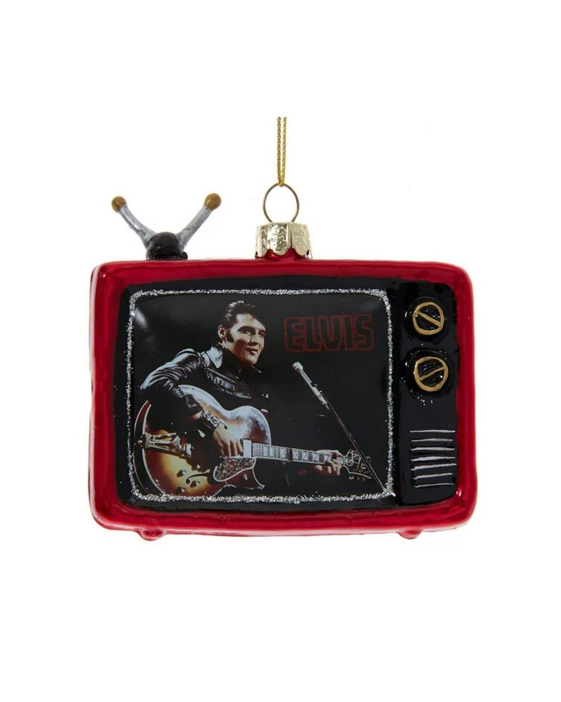 Elvis Presley 3.5" Glass TV Ornament $7.82 Decor