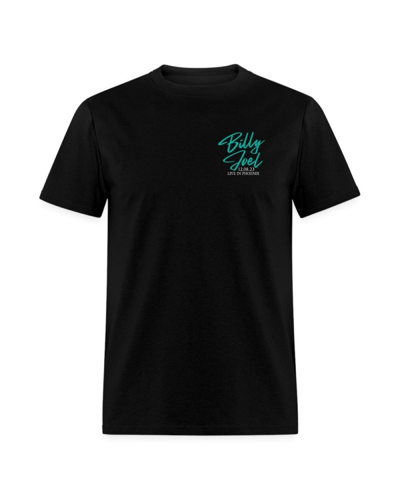 Billy Joel "12-8-23 Phoenix Set List" Black T-Shirt - Online Exclusive $16.50 Shirts