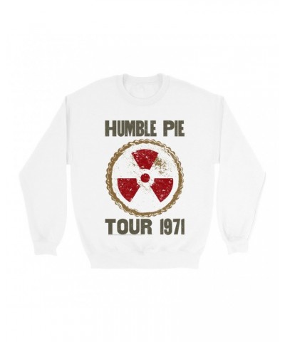 Humble Pie Sweatshirt | Tour 1971 Distressed Sweatshirt $15.73 Sweatshirts