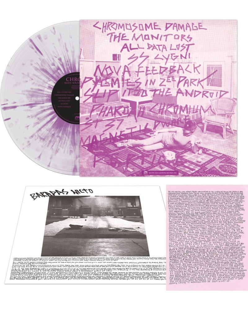 Chrome Alien Soundtracks - Purple Splatter Vinyl Record $15.87 Vinyl