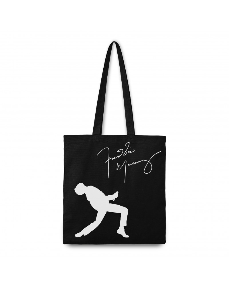 Freddie Mercury Rocksax Freddie Mercury Tote Bag - Signature $8.42 Bags