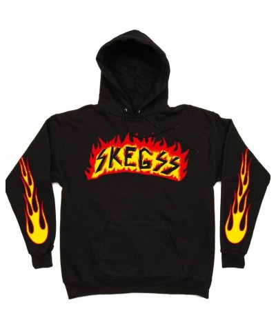 Skegss Flame Black Hoodie $28.80 Sweatshirts