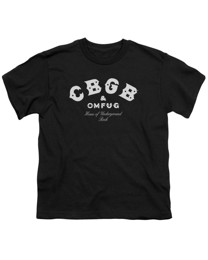 Cbgb Youth Tee | CLASSIC LOGO Youth T Shirt $7.99 Kids