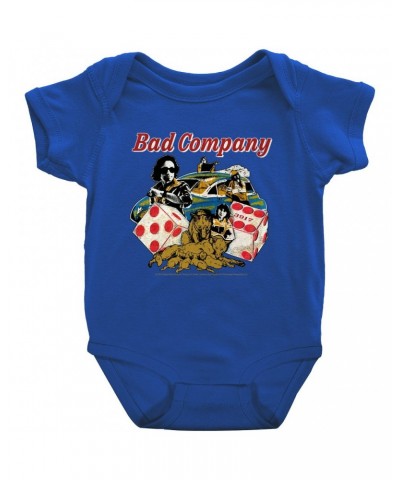 Bad Company Baby Short Sleeve Bodysuit | Rock n' Roll Fantasy '79 Collage Bodysuit $7.98 Kids