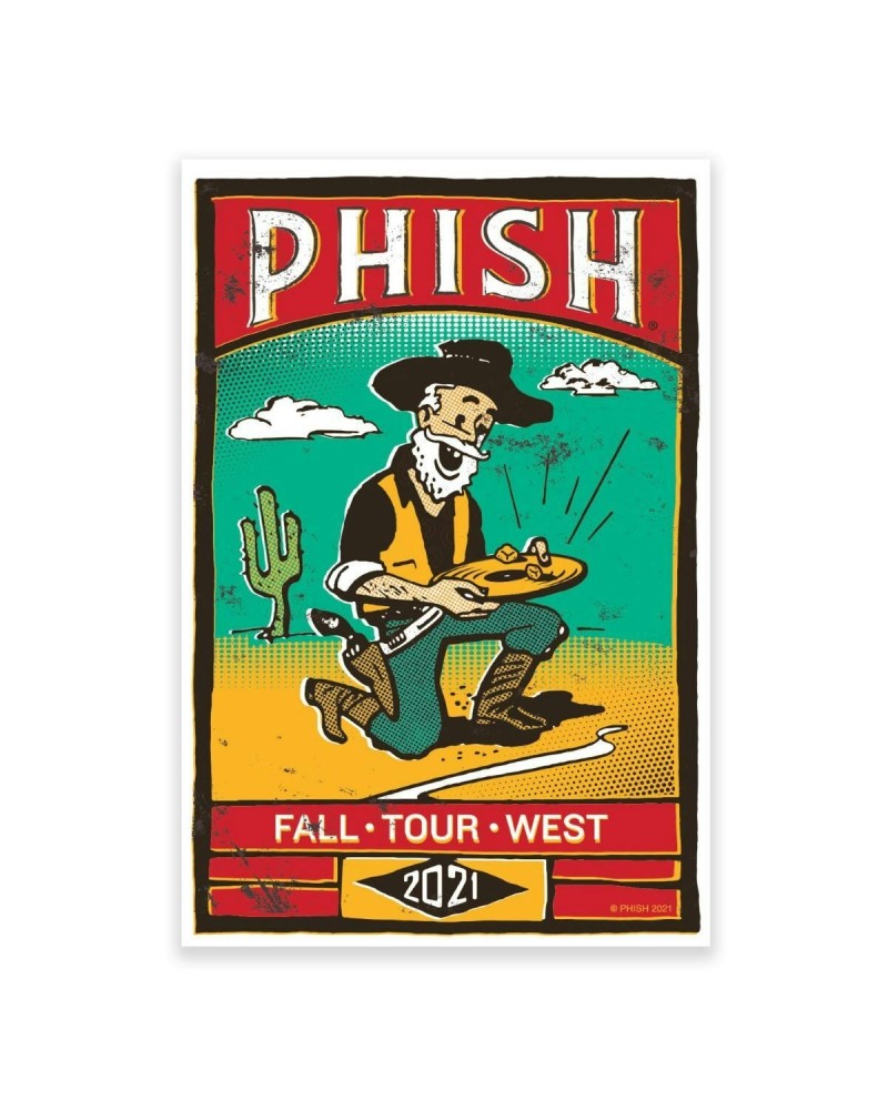 Phish Pop West Fall Tour Sticker $0.31 Accessories