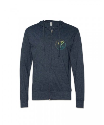 Phish LP on LP Lightweight Zip Tee Hoodie on Navy $12.90 Vinyl