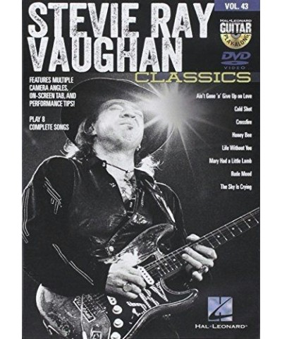 Stevie Ray Vaughan CLASSICS: GUITAR PLAY ALONG 43 DVD $5.67 Videos