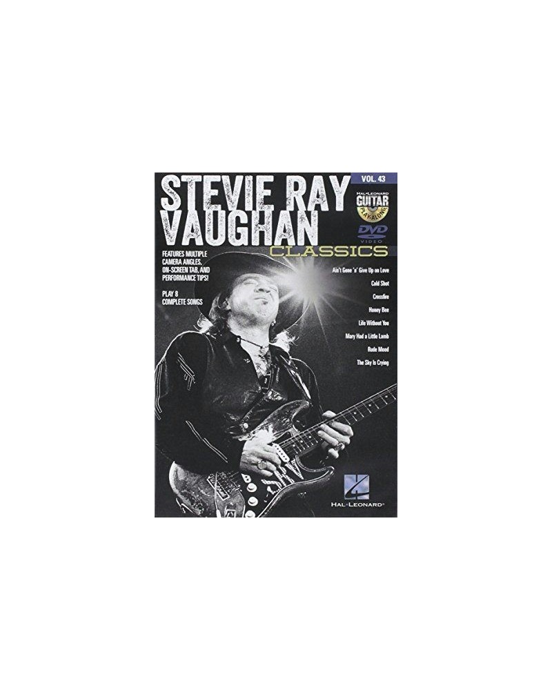 Stevie Ray Vaughan CLASSICS: GUITAR PLAY ALONG 43 DVD $5.67 Videos