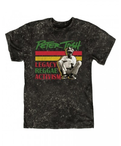 Peter Tosh T-shirt | Legacy Reggae Mineral Wash Shirt $12.58 Shirts