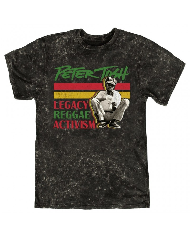 Peter Tosh T-shirt | Legacy Reggae Mineral Wash Shirt $12.58 Shirts