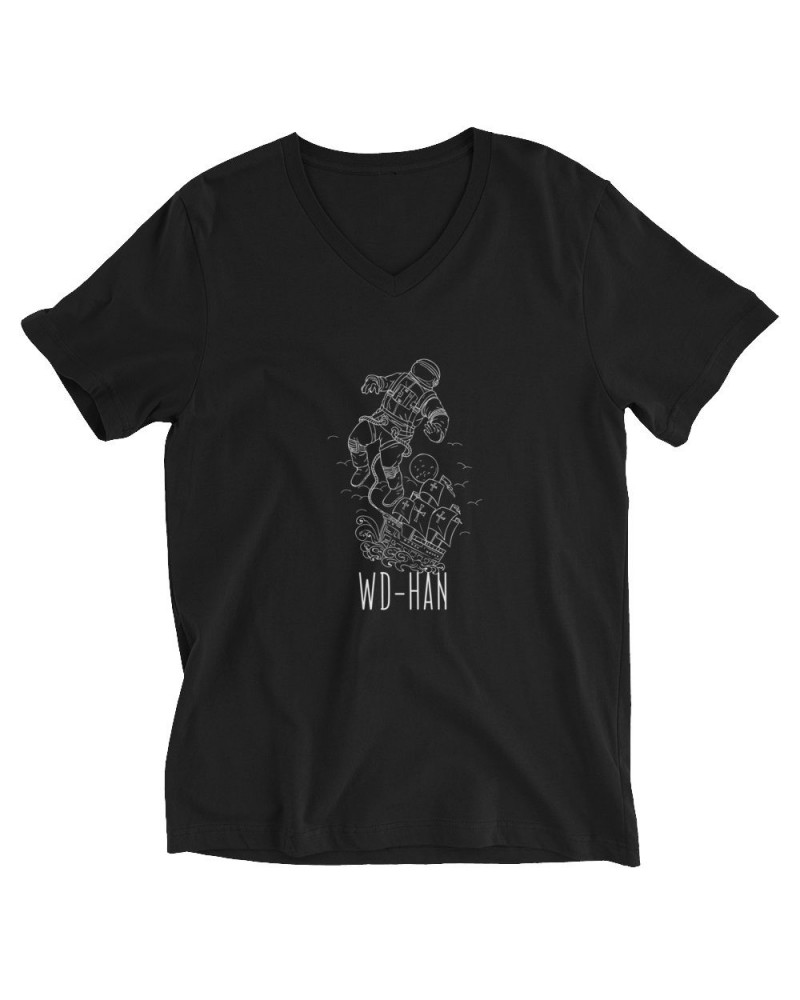 WD-HAN Spaceman' Unisex Tee - V-Neck $11.50 Shirts