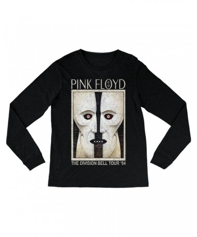 Pink Floyd Long Sleeve Shirt | Division Bell Tour 1994 Distressed Shirt $10.78 Shirts