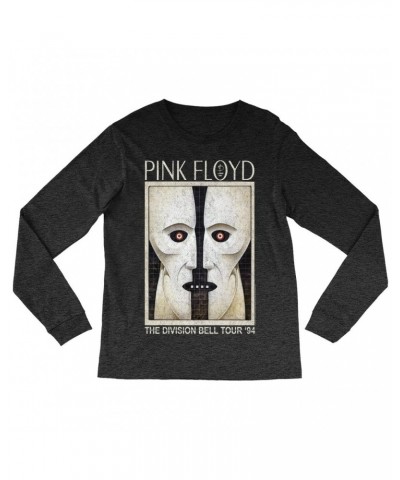 Pink Floyd Long Sleeve Shirt | Division Bell Tour 1994 Distressed Shirt $10.78 Shirts