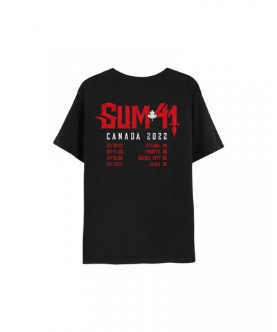 Sum 41 Canada 2022 Maple Leaf Itin Tee $16.40 Shirts