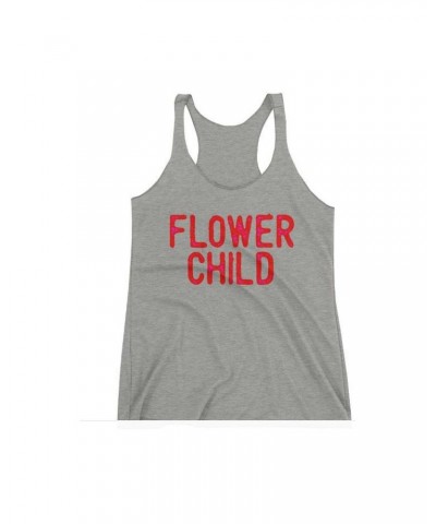 Woodstock Flowerchild Heather Racer Tank $14.62 Shirts