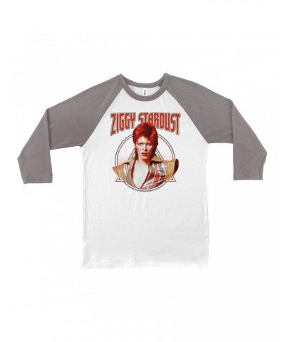 David Bowie 3/4 Sleeve Baseball Tee | Featuring Ziggy Stardust Shirt $10.78 Shirts